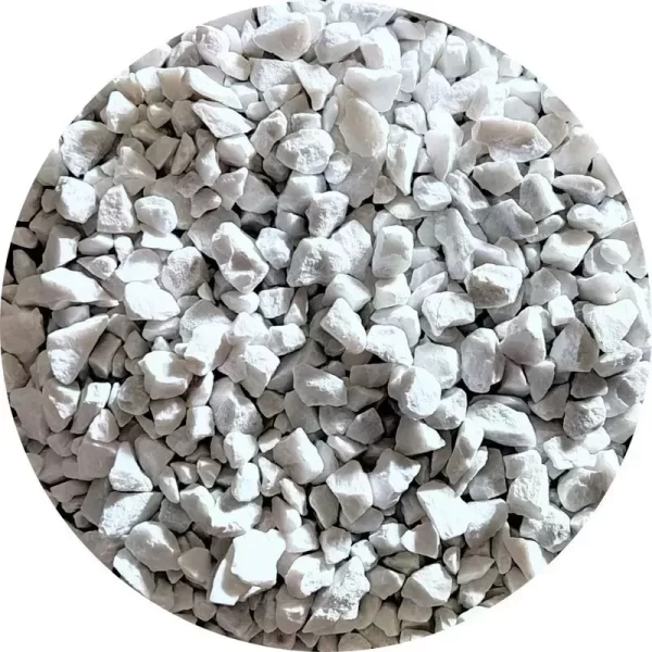 Pedras Ornamentais Pedrisco Branco Tam 1 Vaso Suculentas 5kg